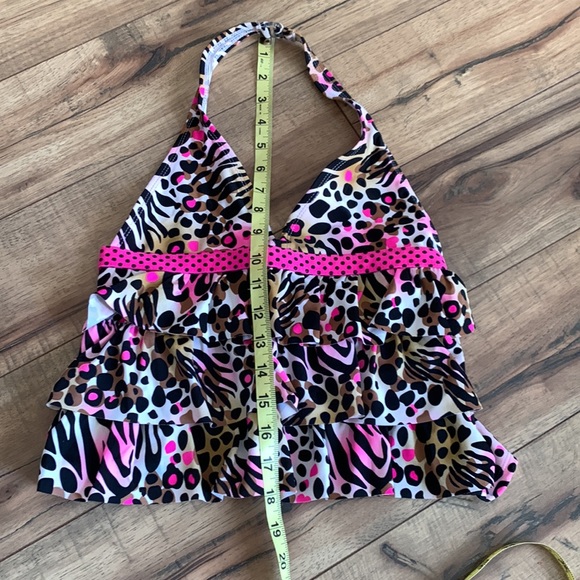 💗Leopard print tankini top L 14 - Picture 11 of 13